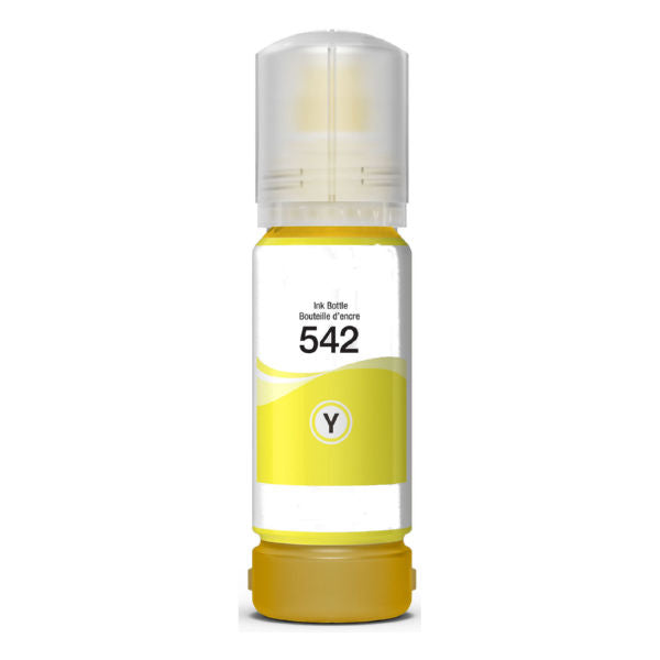 Remanufactured Epson T542420-S (T542) Dye Yellow Ink Bottle
