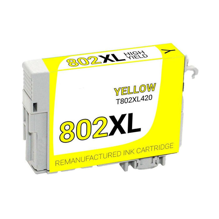Remanufactured Epson T802XL420-S Yellow Ink Cartridge