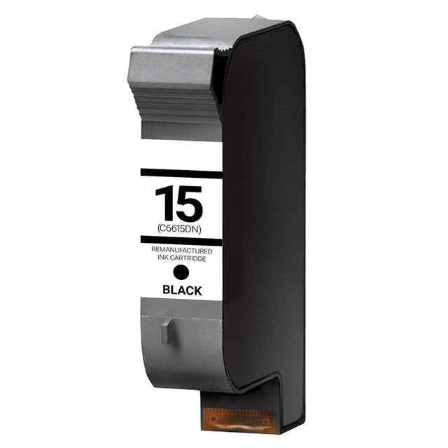Remanufactured HP C6615DN (HP 15) Black Inkjet Cartridge