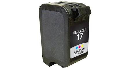 Remanufactured HP C6625AN (HP 17) Tri-Color Inkjet Cartridge