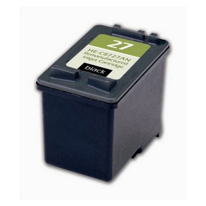 Remanufactured HP C8727AN (HP 27) Black Inkjet Cartridge