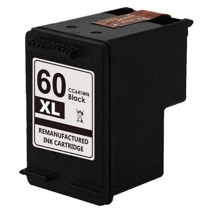 Remanufactured HP CC641WN (HP 60XL) High Capacity Black Inkjet Cartridge