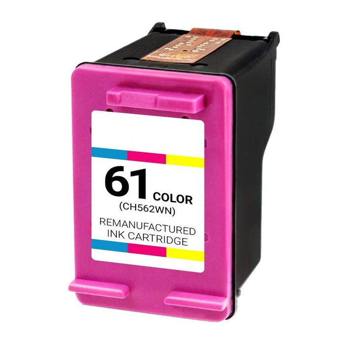 Remanufactured HP CH562WN (HP 61) Tri-Color Ink Cartridge