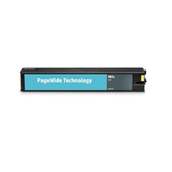 Remanufactured HP 981X L0R09A High Yield Cyan Pagewide Cartridge