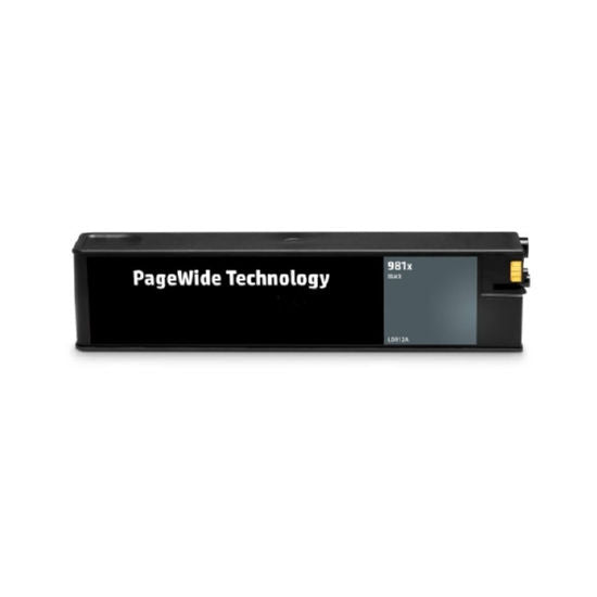 Remanufactured HP 981X L0R12A High Yield Black Pagewide Cartridge