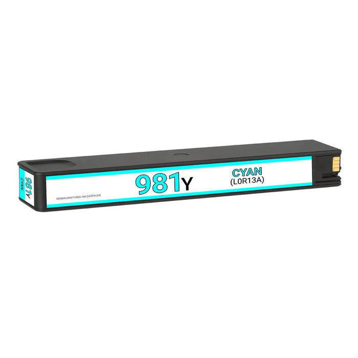 Remanufactured HP 981Y L0R13A Extra High Yield Cyan  Pagewide Cartridge