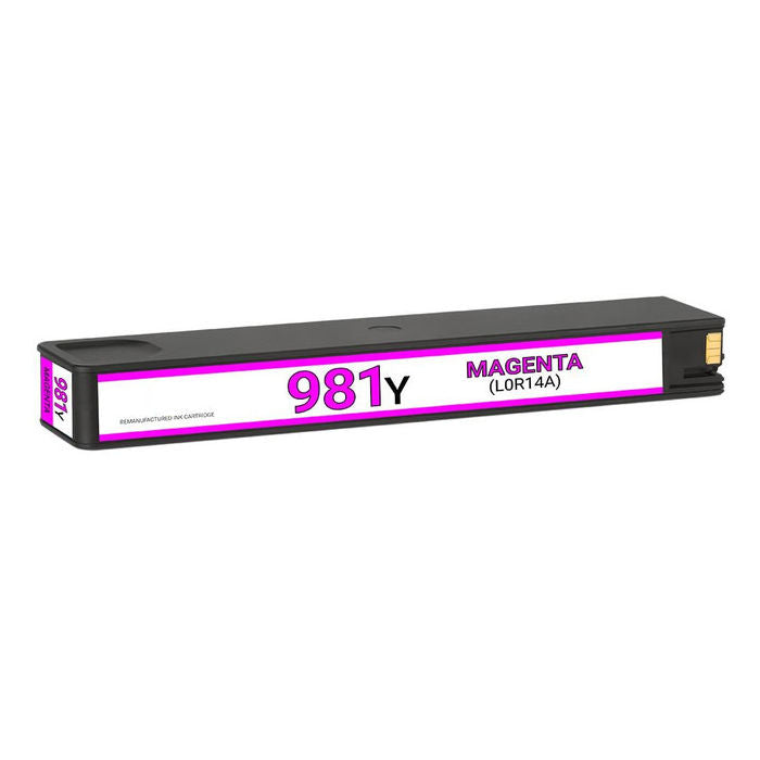 Remanufactured HP 981Y L0R14A Extra High Yield Magenta  Pagewide Cartridge