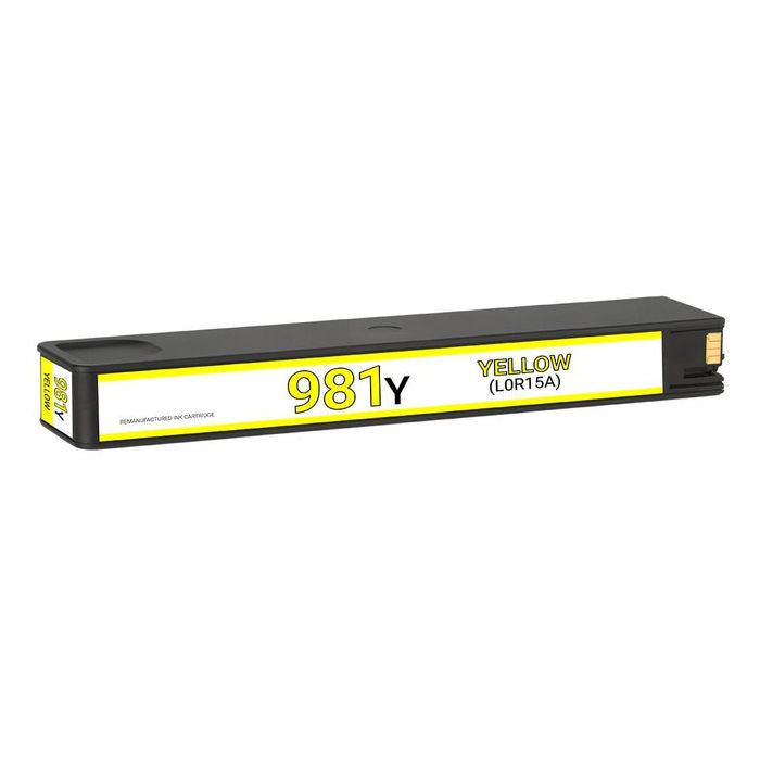 Remanufactured HP 981Y L0R15A Extra High Yield Yellow  Pagewide Cartridge