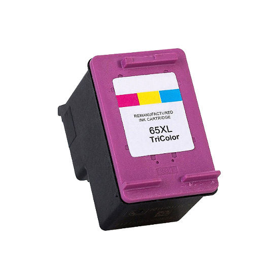 Remanufactured HP N9K03AN 65XL Tri-Color Ink Cartridge