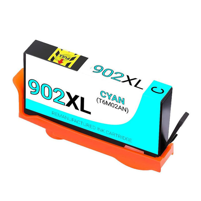 Remanufactured HP T6M02AN 902XL High Yield Cyan Ink Cartridge