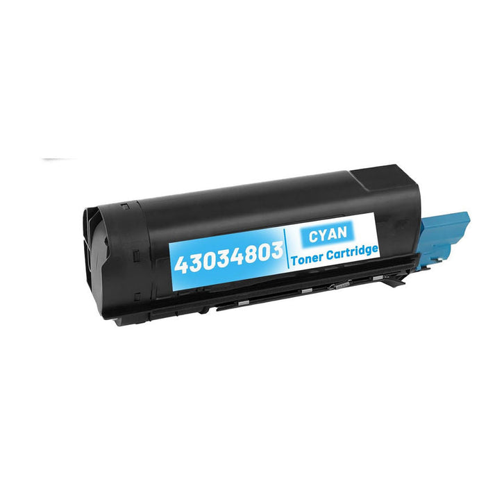Compatible Okidata 43034803 Cyan Laser Toner Cartridge