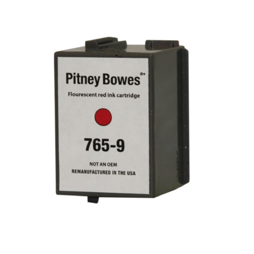 Compatible Pitney Bowes 765-9 Red Inkjet Cartridge