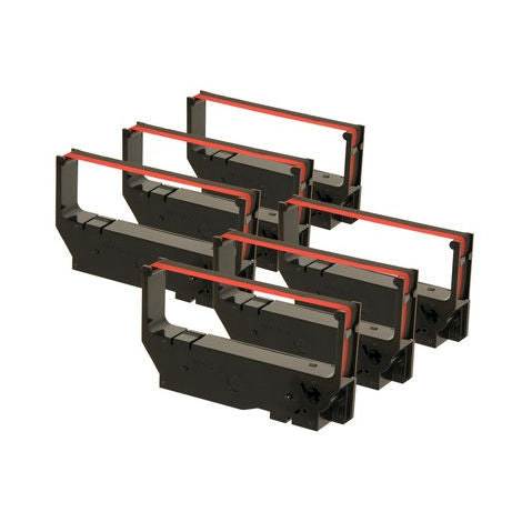 Compatible Star RC200BR Black-Red POS Printer Ribbon (6 Pk)