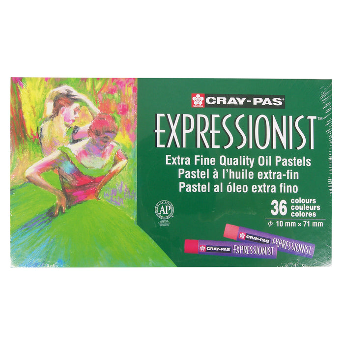 Sakura SAKXLP36 Cray-Pas Expressionist Oil Pastel Chalk, Assorted Colors, 36-Piece Set