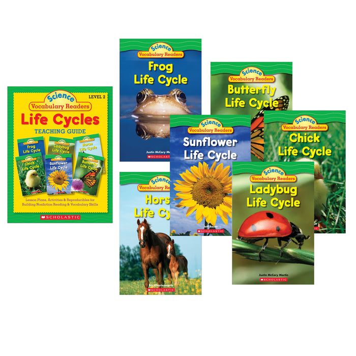 Scholastic SC-0545015979 Science Vocabulary Readers Life Cycles