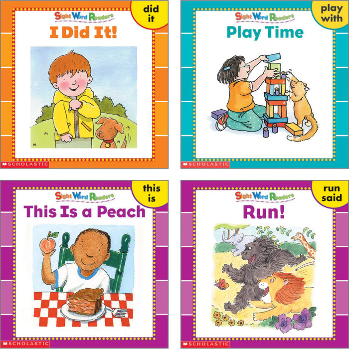 Scholastic Teaching Solutions SC-0545067669 Sight Word Readers Box Set, 5 Copies of 25 Stories, Grade PK-1