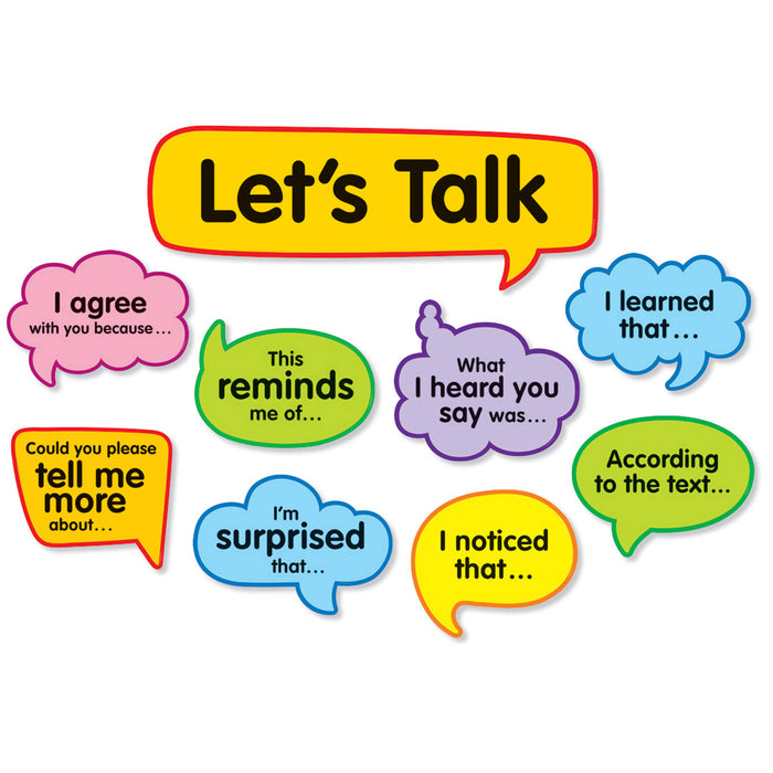 Scholastic Teaching Solutions SC-823624 Conversation Starters: Bulletin Board Set