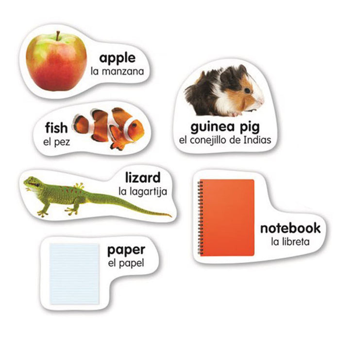 Scholastic Teaching Solutions SC-834487 English-Spanish Photo Word Wall Bulletin Board Set