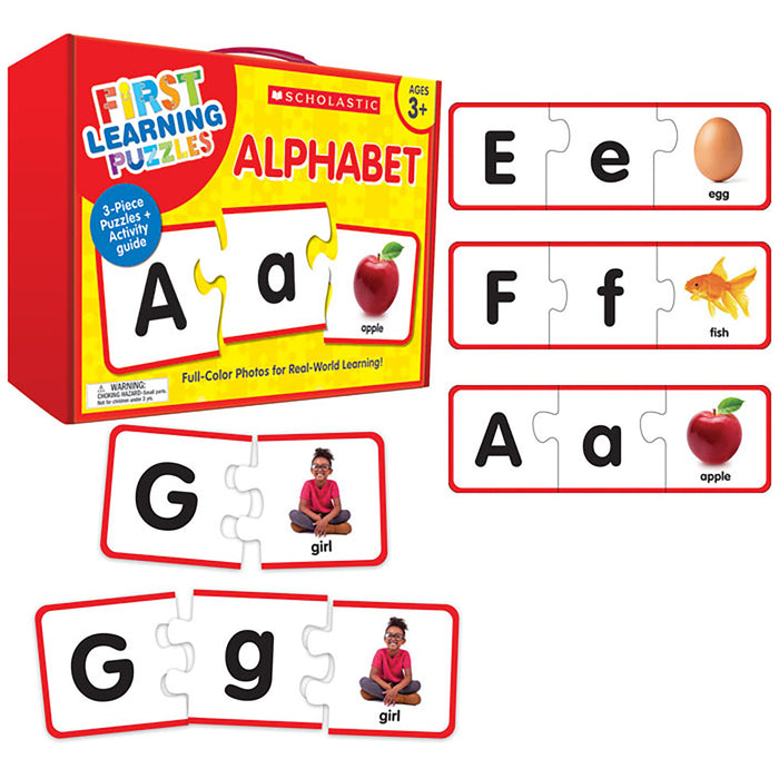 Scholastic SC-863050 First Learning Puzzles: Alphabet
