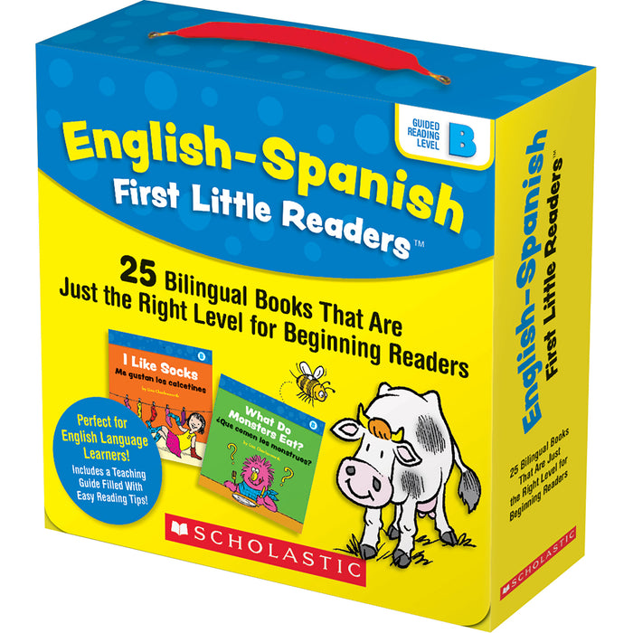 Scholastic Teaching Solutions SC-866208 English-Spanish First Little Readers: Guided Reading Level B (Parent Pack)