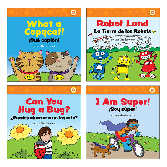 Scholastic Teaching Solutions SC-866806 English-Spanish First Little Readers: Guided Reading Level D (Classroom Set)