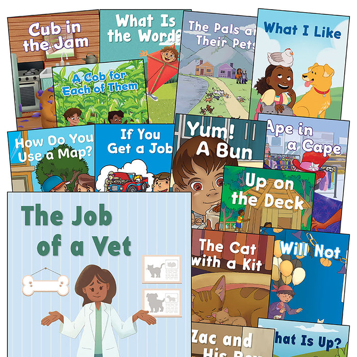 Teacher Created Materials SEP145497 Decodable Books: Read & Succeed, Grade PreK-K, Set 2