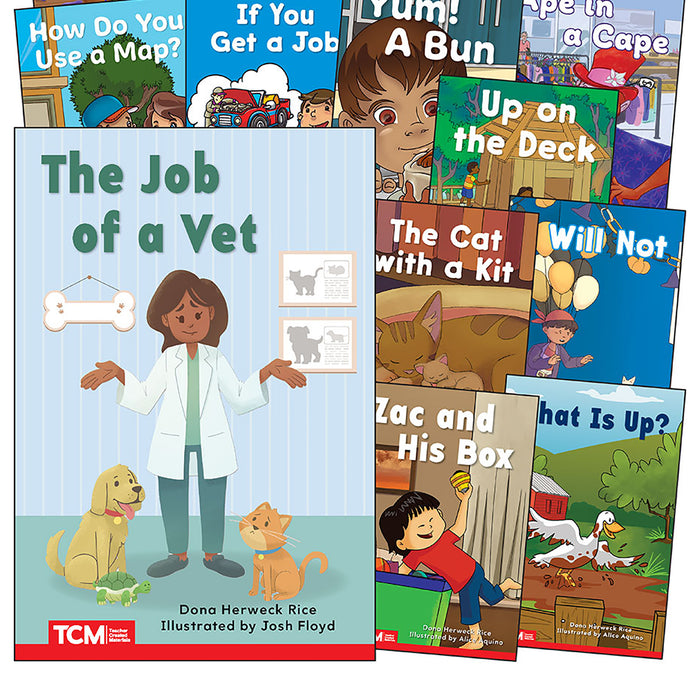 Teacher Created Materials SEP145497 Decodable Books: Read & Succeed, Grade PreK-K, Set 2