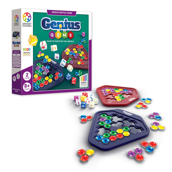 SmartGames SG-HP003US Genius Gems Genius Battle Game