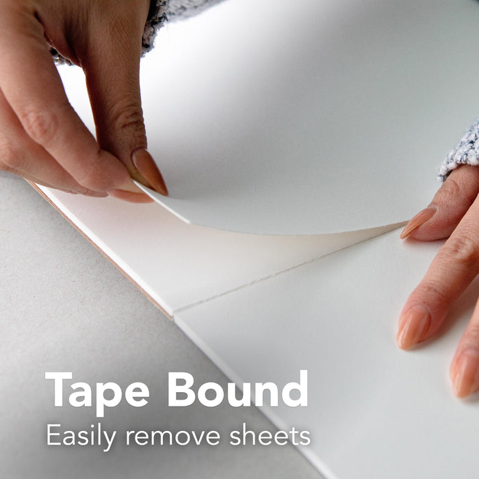 Strathmore STTP342141 300 Series Bristol Pad, Smooth Finish, Tape Binding, 20 Sheet, 14x17 inch, 1 Count