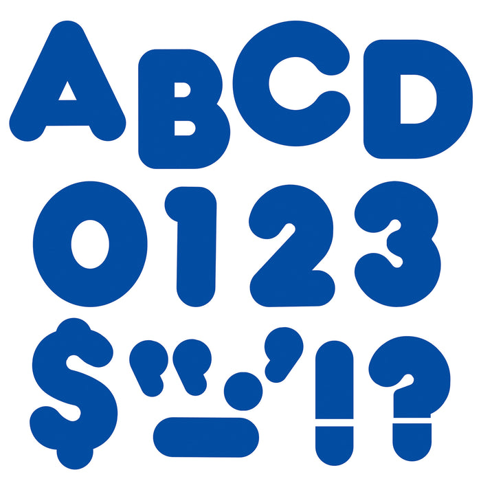 TREND T-1602 Royal Blue 4" Casual Uppercase Ready Letters