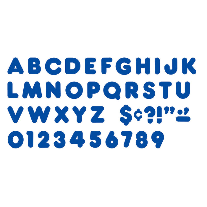 TREND T-1602 Royal Blue 4" Casual Uppercase Ready Letters
