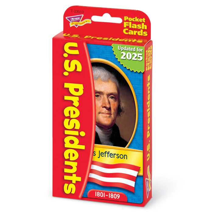 TREND T-23013 U.S. Presidents Pocket Flash Cards