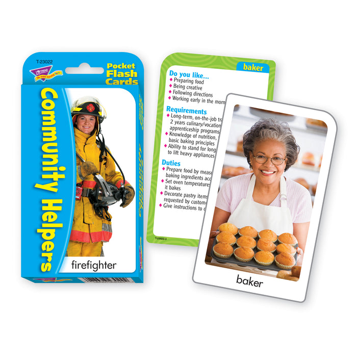 TREND T-23022 Community Helpers Pocket Flash Cards