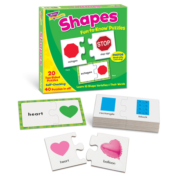TREND T-36008 Shapes Fun-to-Know Puzzles
