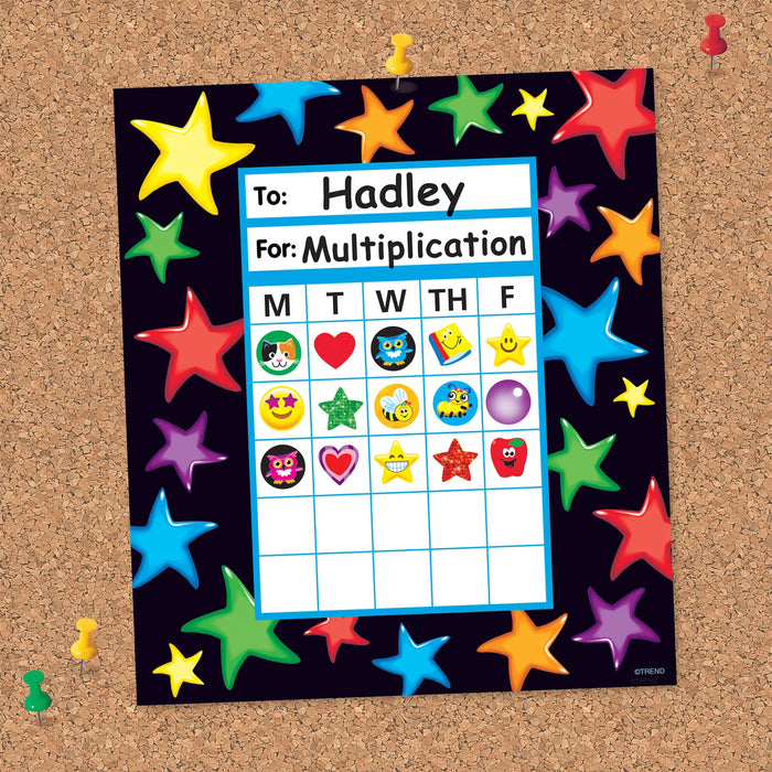 TREND T-73052 Gel Stars Incentive Pad, 36 sheets