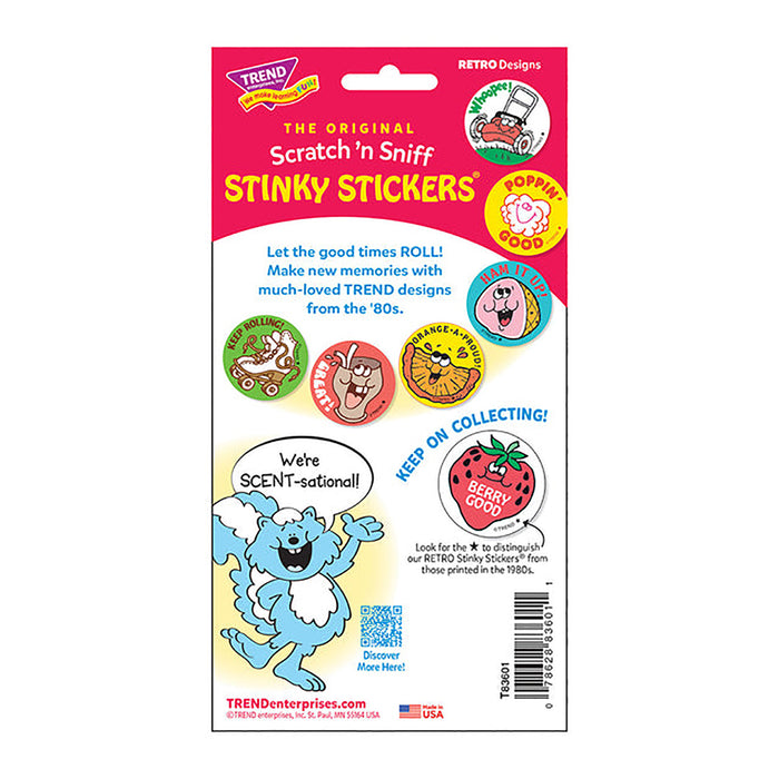TREND T-83601 Berry Good/Strawberry Scented Stickers, Pack of 24