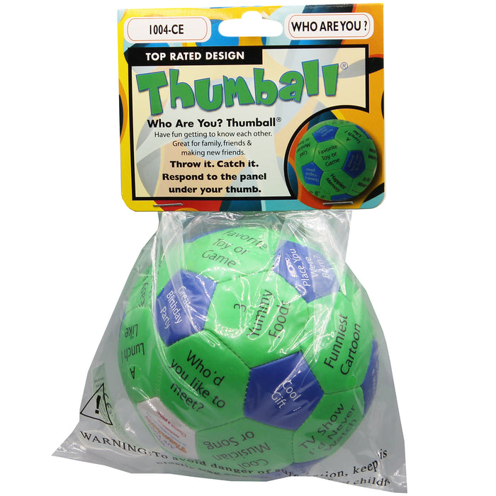 Talicor TAL9018 Thumballs!&trade;: Who are You? Ball