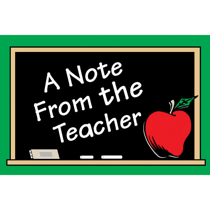 Teacher Created Resources TCR1202 A Note from the Teacher Postcards, Pack of 30
