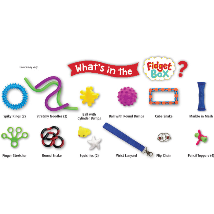 Teacher Created Resources TCR20361 Fidget Box, 18 Pieces