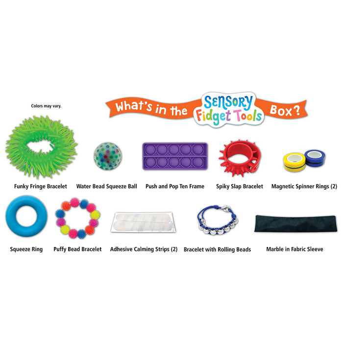 Teacher Created Resources TCR20364 Sensory Fidget Tools, 12 Pieces