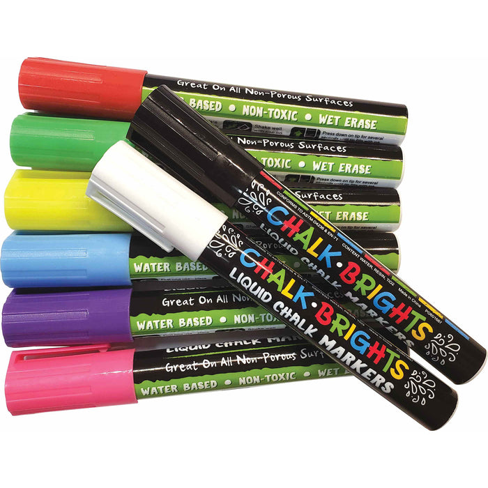 Teacher Created Resources TCR20884 Chalk Brights Liquid Chalk Markers, Pack of 8