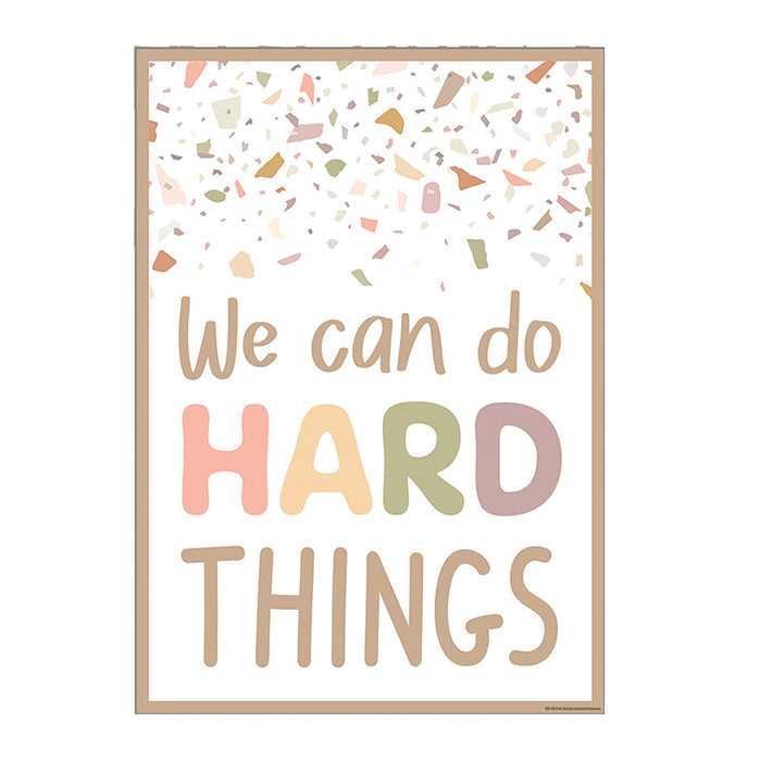 Teacher Created Resources TCR2088718 Terrazzo Tones Positive Poster, Set of 6