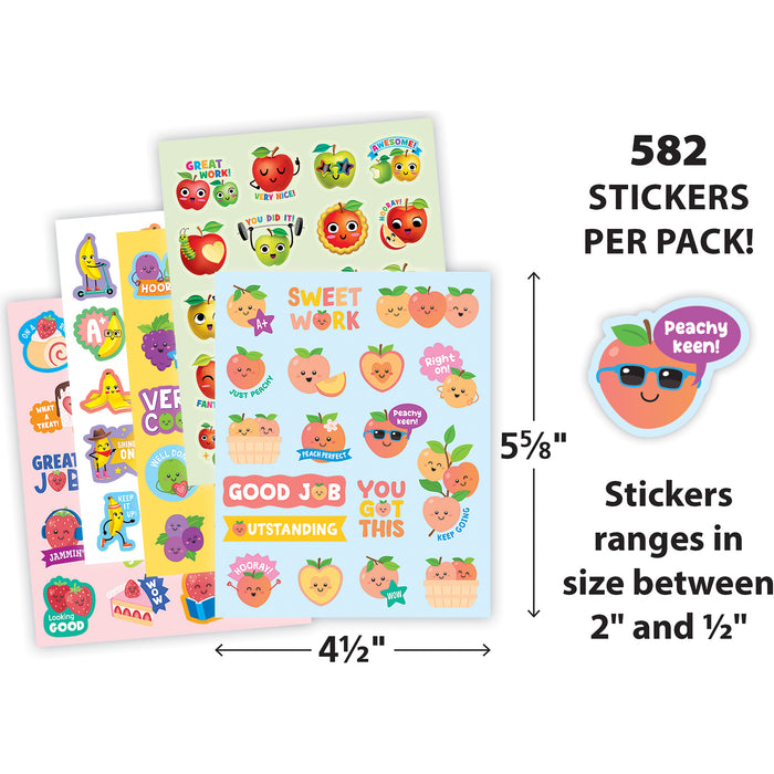Teacher Created Resources TCR2088721 Fruit Pop Smelly Stickers, 582 Stickers