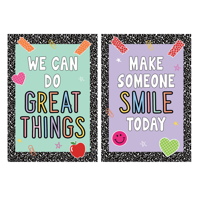 Teacher Created Resources TCR2088730 Cool for School Positive Posters, Set of 4