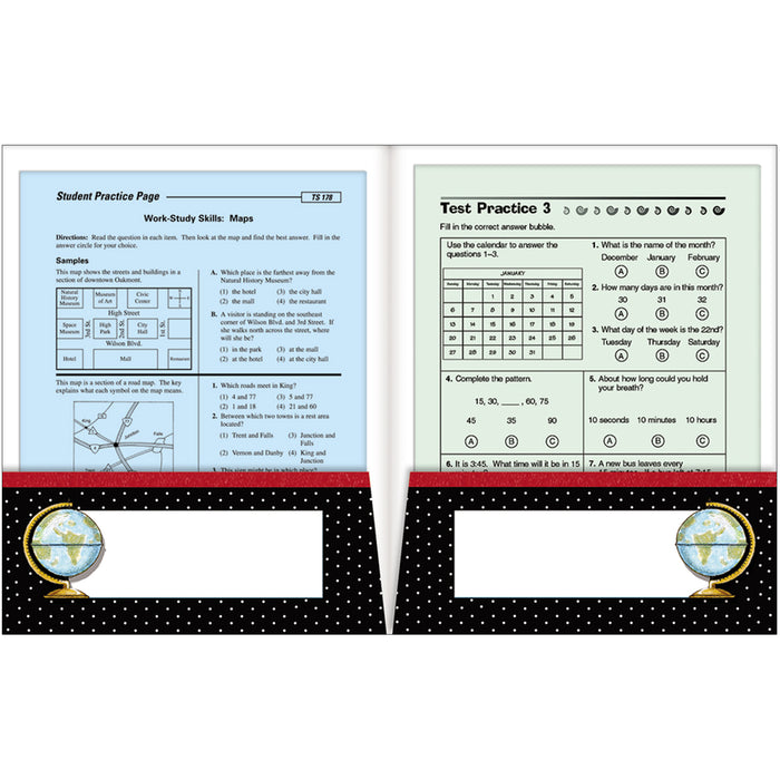 Teacher Created Resources TCR4834 Mary Engelbreit Substitute Teacher Pocket Folder