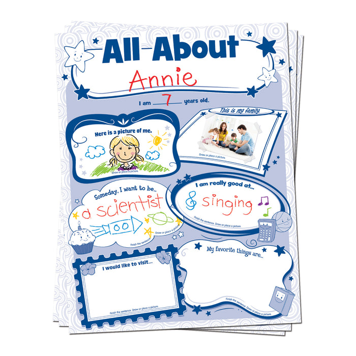 Teacher Created Resources TCR5222 All About Me Poster Pack, Pack of 32