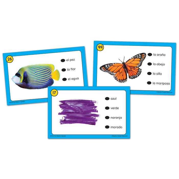 Teacher Created Resources TCR6726 Power Pen Learning Cards: First Words in Spanish