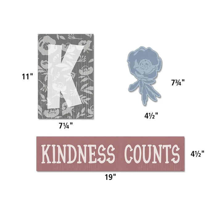 Teacher Created Resources TCR7172 Classroom Cottage Always Choose Kindness Bulletin Board Set, 23 Pieces