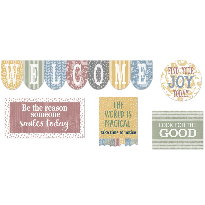 Teacher Created Resources TCR7174 Classroom Cottage Mini Bulletin Board Set, 23 Pieces