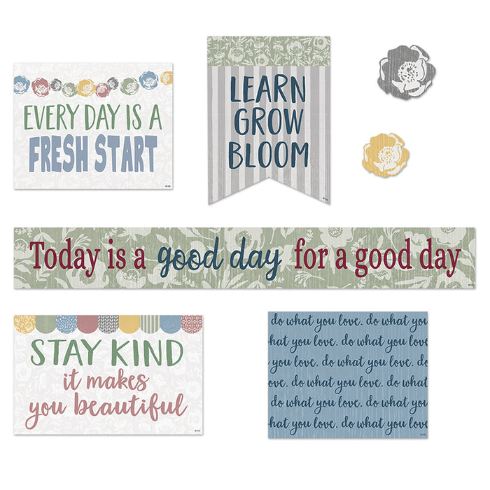 Teacher Created Resources TCR7174 Classroom Cottage Mini Bulletin Board Set, 23 Pieces